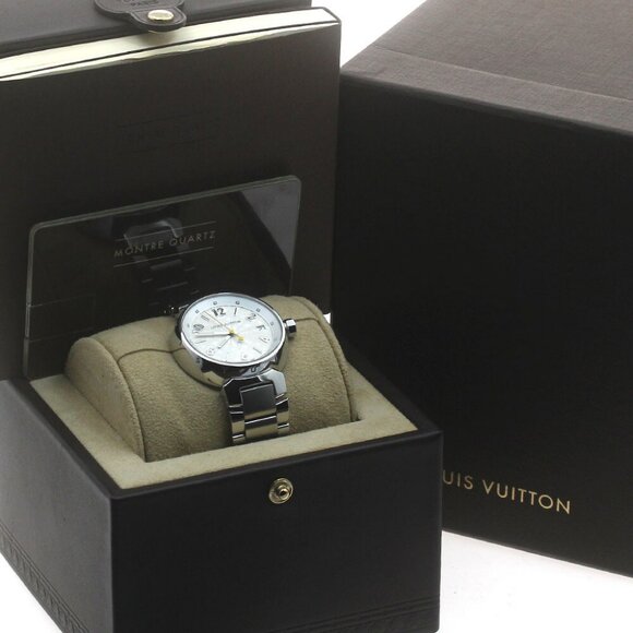 LOUIS VUITTON Tambour Hologram Q13130 Quartz Ladies Watch_885901 - Picture 1 of 7